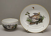 Teacup and saucer, Höchst Manufactory  German, Hard-paste porcelain, German, Höchst