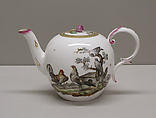 Teapot, Höchst Manufactory (German, 1746–1796), Hard-paste porcelain, German, Höchst