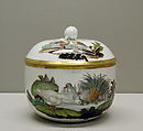 Sugar bowl, Höchst Manufactory  German, Hard-paste porcelain, German, Höchst