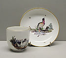 Coffee cup and saucer, Höchst Manufactory  German, Hard-paste porcelain, German, Höchst