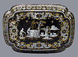 Box with Rachel Meeting Jacob at the Well, Tortoiseshell, mother-of-pearl, gold, Italian, Naples