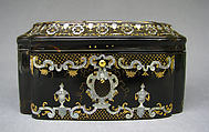 Box with Rachel Meeting Jacob at the Well, Tortoiseshell, mother-of-pearl, gold, Italian, Naples