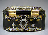 Box with Rachel Meeting Jacob at the Well, Tortoiseshell, mother-of-pearl, gold, Italian, Naples