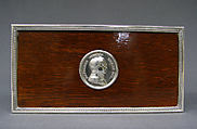 Table box, House of Carl Fabergé, Palisander wood, silver mounts, Russian, St. Petersburg