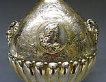 Pilgrim flask, I.P.S., Silver, silver-gilt, German, Leipzig