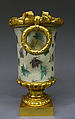 Pair of mounted vases, Chinese porcelain; gilt-bronze mounts, Chinese with French mounts