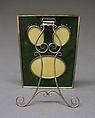 Picture frame, House of Carl Fabergé, Nephrite, silver mounts, Russian, St. Petersburg