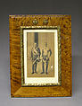 Picture frame with original photograph, House of Carl Fabergé, Satinwood with silver-gilt mounts, Russian, St. Petersburg
