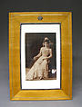 Picture frame, House of Carl Fabergé, Birchwood with silver mounts, Russian, St. Petersburg