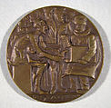Refusal of German Peace Overtures, Medalist: Karl Goetz (German, 1875–1950), Bronze, German