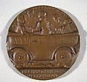 Armistice on the Eastern Front, Medalist: Karl Goetz (German, 1875–1950), Bronze, German