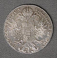 Thaler of Empress Maria Theresa, Günzburg Mint, Silver, Austrian