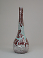 Bottle vase, Ernest Chaplet (French, Sèvres 1835–1909 Choisy-le-Roi), Porcelain, French, Choisy-le-Roi