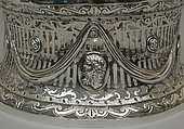 Dish ring, Unidentified Dublin maker W. H., Silver, Irish
