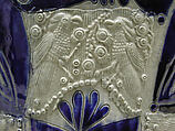 Tankard, Salt-glazed stoneware; pewter, German, Westerwald (Grenzhausen)