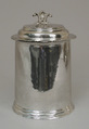Peg tankard, Henry Muston (active 1703–4), Silver, British, Exeter