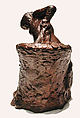 Seated Woman Wiping her Left Hip, Edgar Degas (French, Paris 1834–1917 Paris), Bronze, French