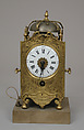 Clock, Clockmaker: Le Febvre, Fils (active Fontainebleau, ca. 1759), Brass gilt, French, Fontainebleau