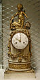 Clock, Festau Le Jeune (probably Simon-François), Gilt bronze and marble, French, Paris
