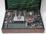 Miniature chair (one of three) (part of a set), Silver, Southern German
