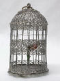 Miniature birdcage (part of a set), Silver, Southern German