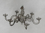 Miniature chandelier (part of a set), Silver, Southern German