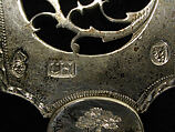 Fish slice, Christopher Haines, Silver and bone, Irish, Dublin