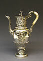 Coffeepot (part of a service), Marc Jacquart (active by 1797, recorded 1829), Silver, mother-of-pearl, French, Paris