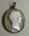 William Ponsonby, Viscount Duncannon, Future Second Earl of Bessborough, Johann Lorenz Natter (German, 1703–1765), Onyx, mounted in gold as a pendant, British, probably London