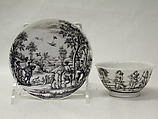 Teabowl and saucer, Meissen Manufactory (German, 1710–present), Hard-paste porcelain, German, Meissen