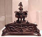 Inkstand, After a model by Andrea Cinelli (Italian, active 1737–1764), Bronze, Italian, probably Padua