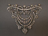 Corsage pin, Platinum, gold,diamonds, pearls, French or American