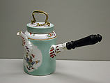 Chocolate pot, Meissen Manufactory (German, 1710–present), Hard-paste porcelain, gilt bronze, wood, German, Meissen
