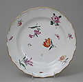 Plate, Nymphenburg Porcelain Manufactory German, Hard-paste porcelain, German, Nymphenburg