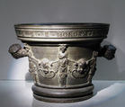 Mortar, Trovilliar (French), Bronze, dark green patina, French