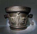 Mortar, Trovilliar (French), Bronze, dark green patina, French