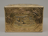 Snuffbox, Possibly Les Frères Toussaint (French, active Hanau, registered 1752), Gold, German, Hanau
