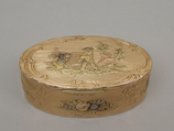 Snuffbox, Possibly Les Frères Toussaint (French, active Hanau, registered 1752), Gold, German, Hanau