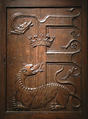 Panel, Carved oak, French