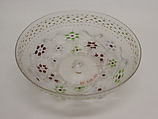 Bowl, Glass, enameled, Italian, Venice (Murano)