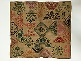 Sampler, Wool on canvas, English