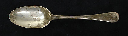 Spoon, David Willaume I (British, 1658–1741), Silver, British, London