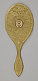 Hand mirror, Silver, glass, British, London