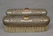 Clothes brush (one of a pair), Barnard Brothers, Silver, British, London