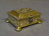 Miniature box, Silver, German, probably Augsburg