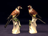 Finch (one of a pair), Meissen Manufactory  German, Hard-paste porcelain, German, Meissen