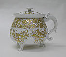 Sugar bowl with cover (part of a service), Meissen Manufactory German, Hard-paste porcelain, German, Meissen