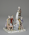 The Coiffure, Ludwigsburg Porcelain Manufactory (German, 1758–1824), Hard-paste porcelain, German, Ludwigsburg