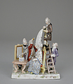 The Coiffure, Ludwigsburg Porcelain Manufactory (German, 1758–1824), Hard-paste porcelain, German, Ludwigsburg