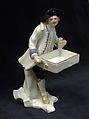 Peddler, Capodimonte Porcelain Manufactory Italian, Soft-paste porcelain, Italian, Naples